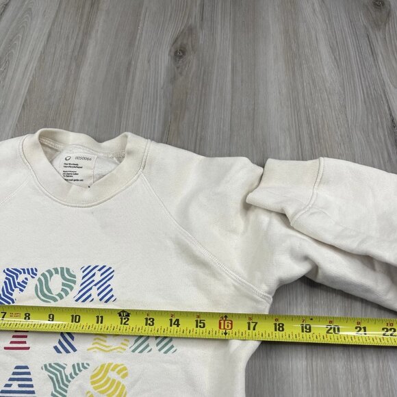 For Days Cream For Better Days Crewneck Sweatshirt Youth Kids Size S Small - Picture 3 of 12